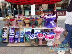 上饒七夕佳節鮮花配女友，禮品花卉銷售火爆，服裝餐飲等行業各顯神通